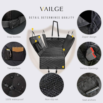 Vailge Scratch-Resistant Pet Car Seat Cover