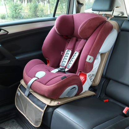 Viaviat Waterproof Child Car Seat Protector with Pockets