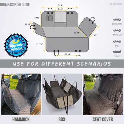 Vailge Scratch-Resistant Pet Car Seat Cover