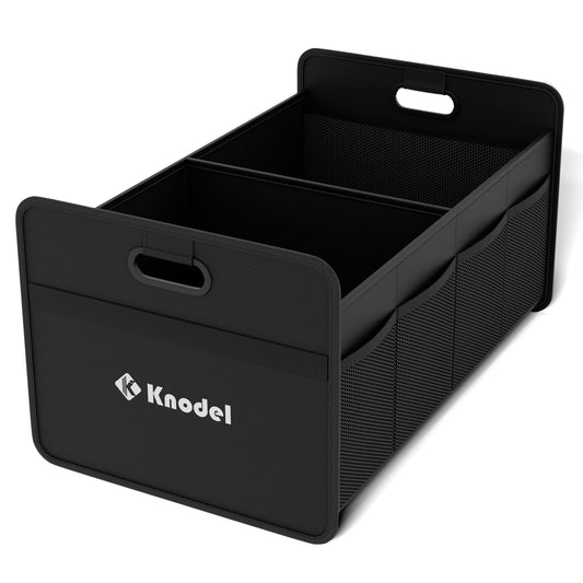 K KNODEL Compact Car Trunk Organizer – Black