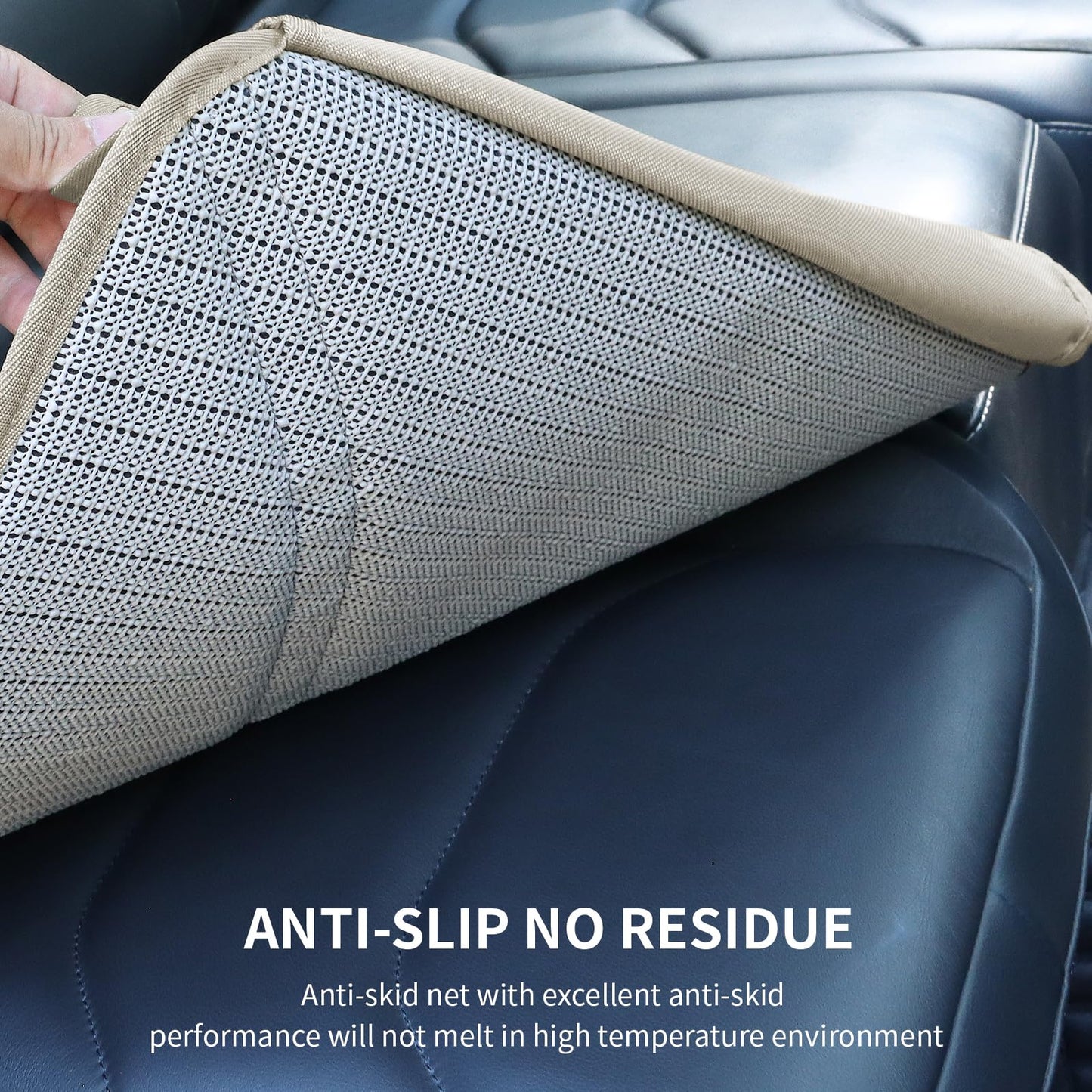 Viaviat Waterproof Child Car Seat Protector with Pockets