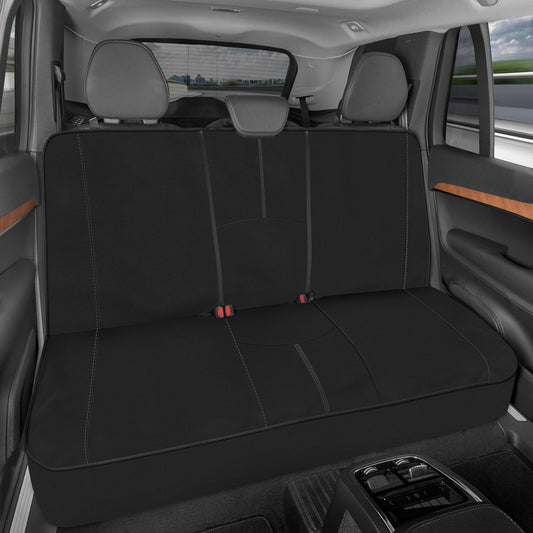 Motor Trend SpillGuard Car Rear Seat Protector – Gray Stitching